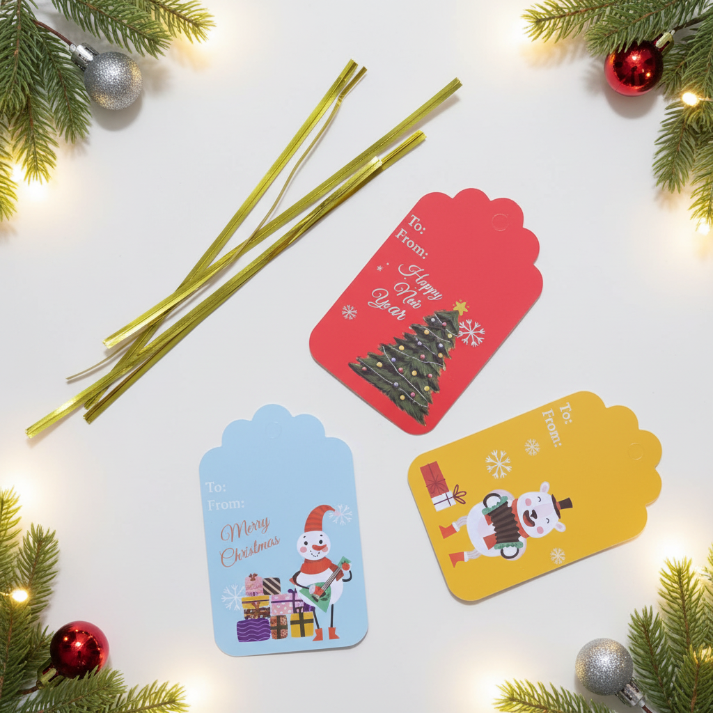 3 Christmas Tag Mix For 0.75 $