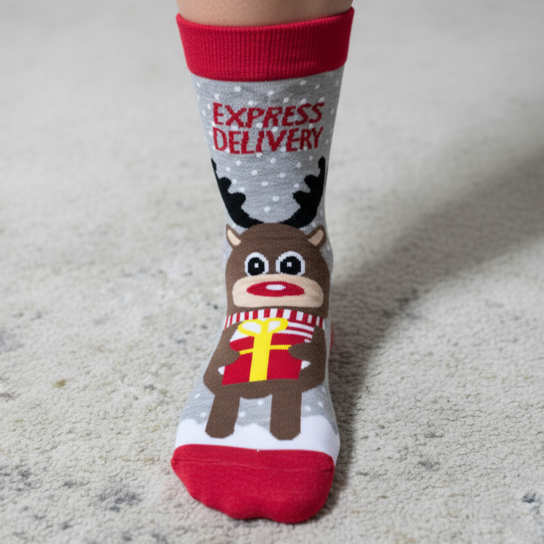 Reindeer Express Socks