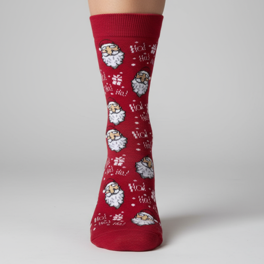 Red Santa Socks