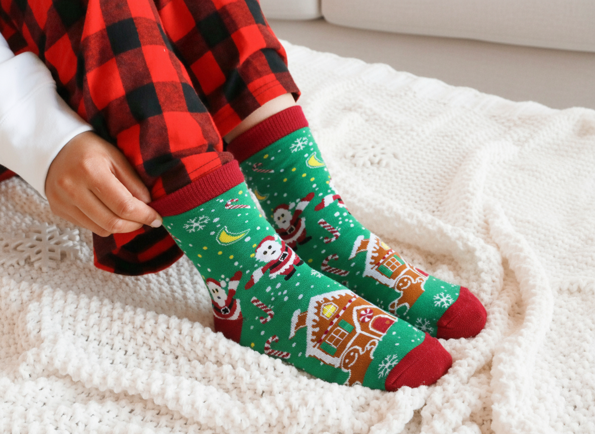 Christmas Socks Green