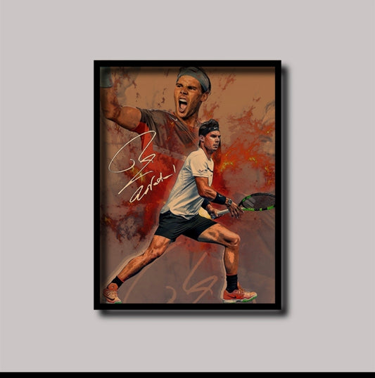 Glossy Aluminum Frame Nadal Fighter Edition